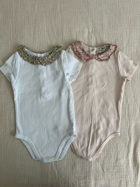 Cyrillus onesie with Liberty